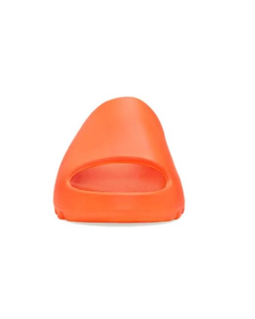 Adidas Orange Yeezy Slide 'Enflame' for men