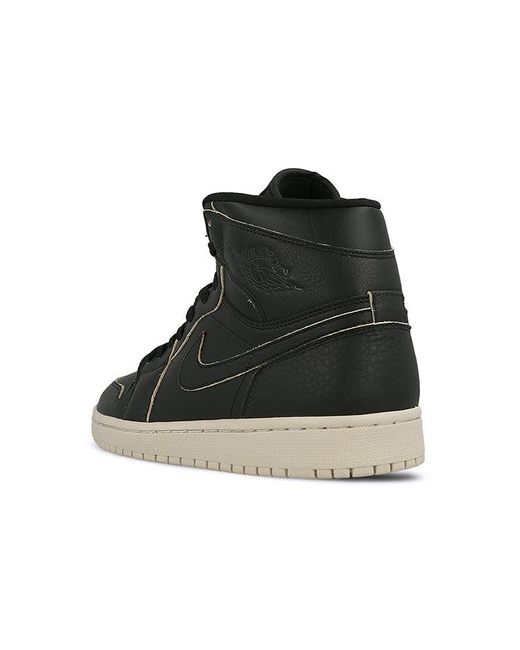 Nike Black 1 Retro High Premium Desert Sand' for men