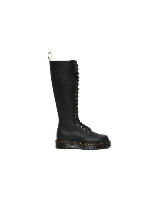 Dr. Martens Black (Wmns) 1B60 Bex Pisa Leather Knee High Boots Pisa'