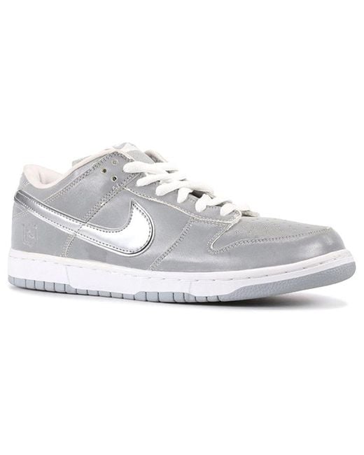 Nike White Sb Dunk Low Pro 'Medicom 3' for men