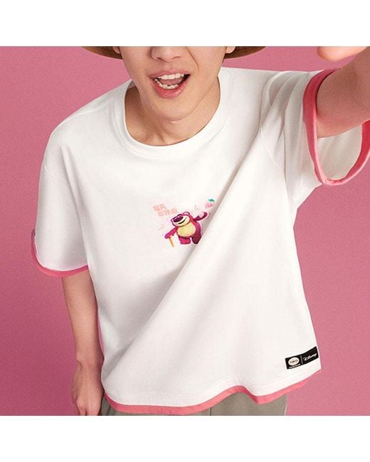 Adidas White Lotso T-Shirts for men