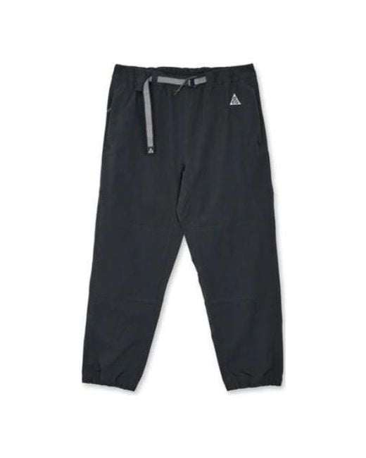 Nike Blue Acg Series Solid Color Logo Elastic Athleisure Casual Sports Long Pants/Trousers for men