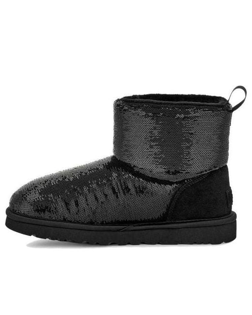 Ugg Black (Wmns) Classic Mini Boot Mirror Ball