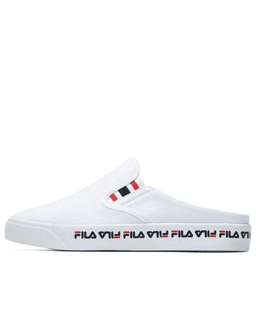 Fila White (Wmns) Slip-On Mule