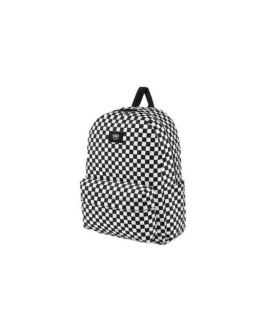 Vans Black Old Skool H2O Check Backpack