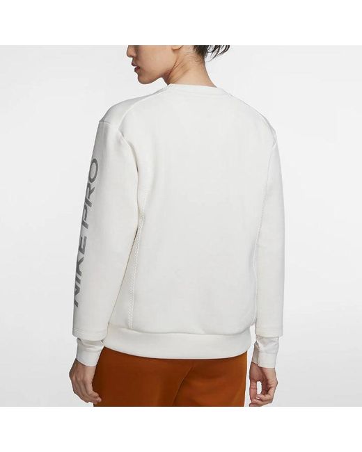 Nike White (Wmns) Pro Knit Hoodie Phantom