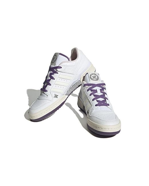 Adidas White Originals Forum Low Cl for men