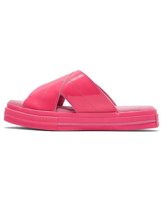Converse Pink (Wmns) Opi One Star Slide Retro Slippers