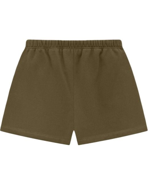 Fear Of God Green Fleece Soccer Short for men