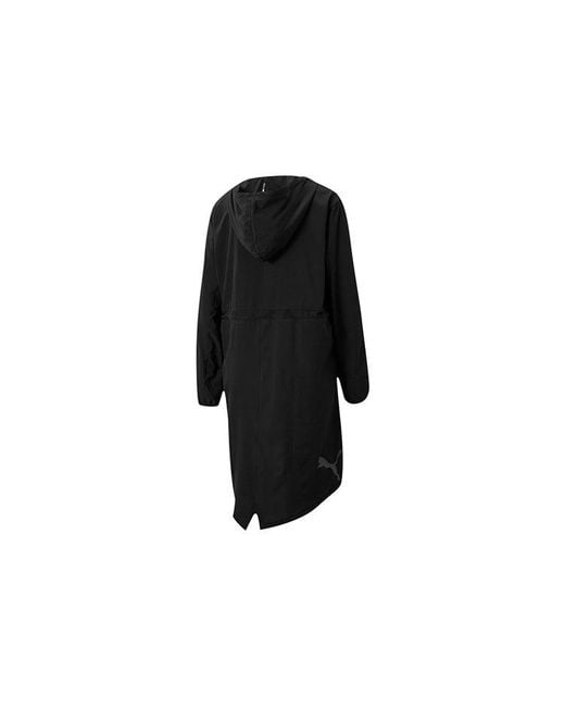 PUMA Black (Wmns) Studio Flow Woven Hooded Jacket