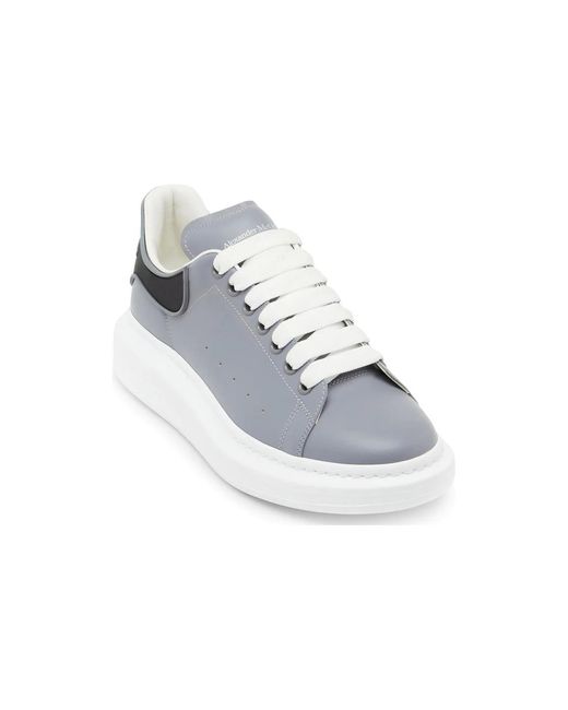 McQueen Blue Oversized Sneaker 'Gun' for men