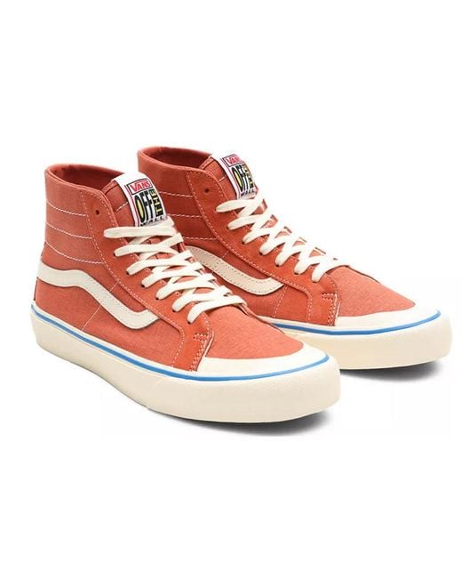 Vans Red Salt Wash Sk8-Hi 138 Decon Sf for men