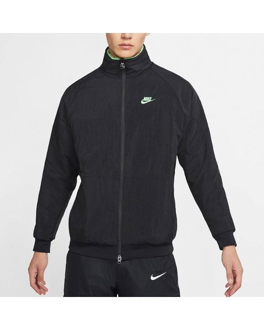 Nike Green Big Swoosh Reversible Boa Jacket (Asia Sizing) 'Lime' for men