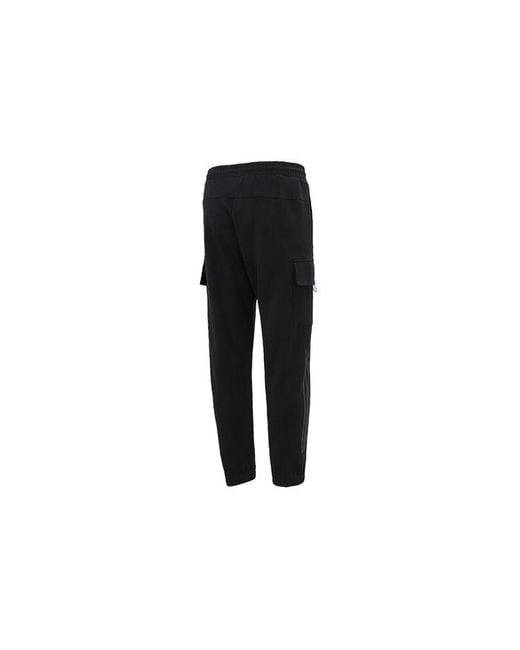 Adidas Black Cny Top Knpnt Side Pocket Cargo Lacing Casual Joggers/Pants/Trousers for men