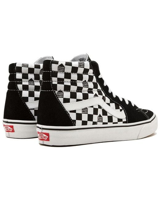 Vans Black Dover Street Market X Sk8-Hi 'Dsm Check' for men