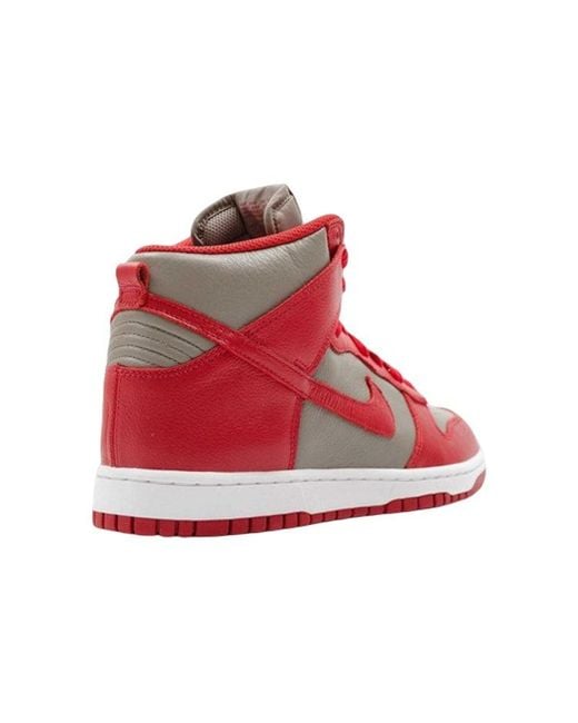 Nike Red Dunk High 'Unlv' for men