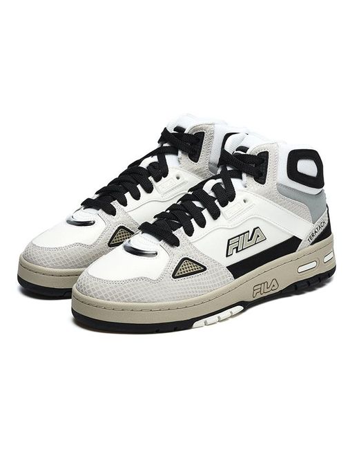 Fila White Teratach Skate Shoes for men