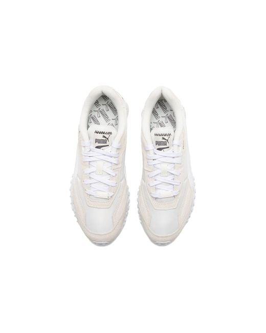 PUMA White Blacktop Rider 'Warm'