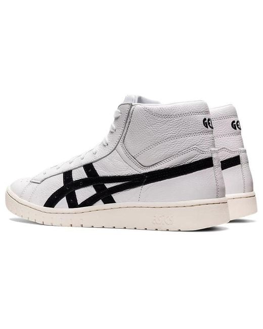 Asics White Gel-Ptg Mt ' Embossed Leather' for men