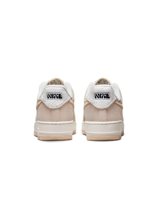 Nike White (Wmns) Air Force 1 '07 Se 'Sanddrift Sherpa'