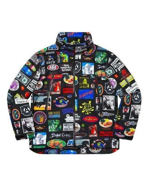 Supreme Green Gore-Tex Stickers Shell Jacket for men