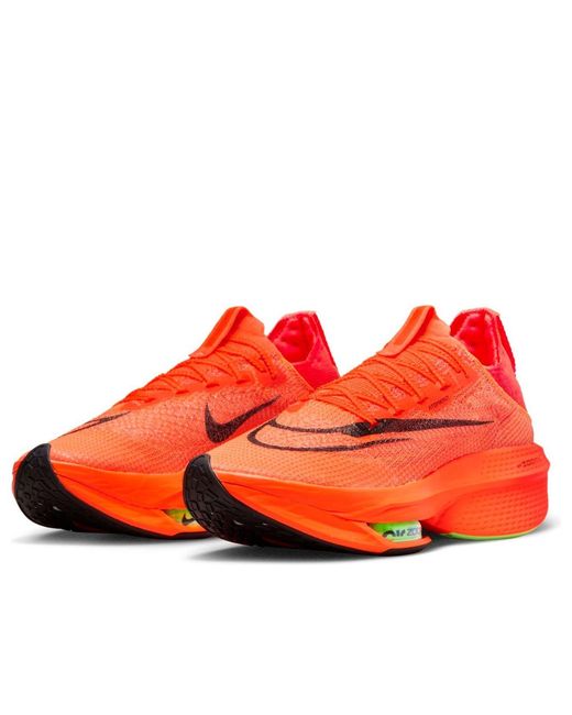Nike Orange Air Zoom Alphafly Next% 2 'Total' for men