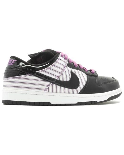 Nike White Sb Dunk Low Pro Avenger' for men