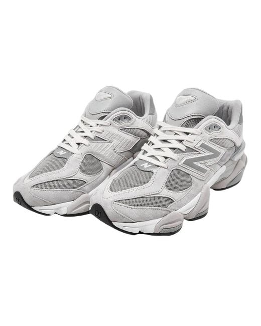 New Balance White 9060 'Concrete' for men
