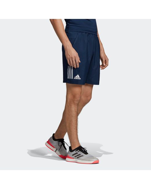 Adidas Blue Club 3Str Short Tennis Ball Training Sports Short Pant for men