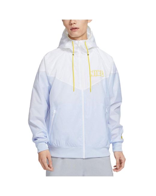 Nike Blue Windrunner Woven Lined Jacket for men