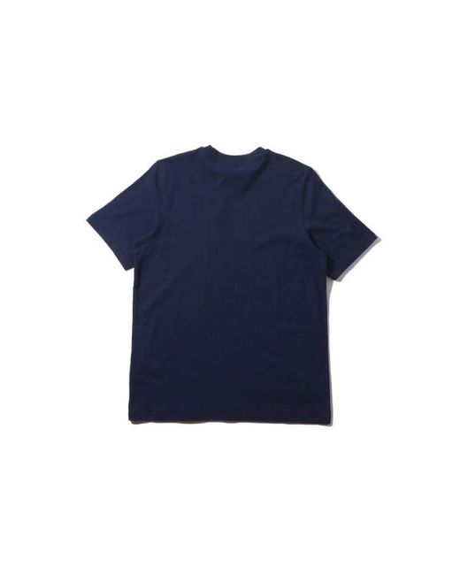 Adidas Blue Originals Trefoil Tee Colleage Alphabet Printing Breathable Short Sleeve for men