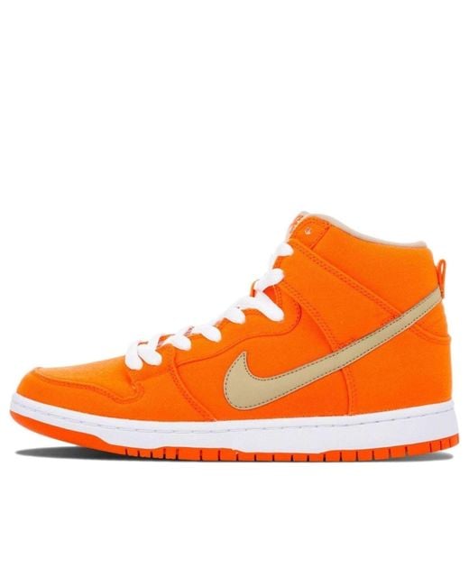 Nike Orange Dunk High Pro Sb for men