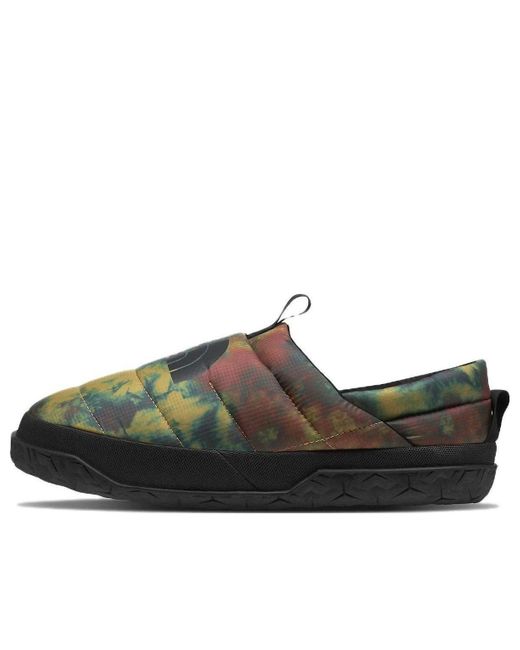 The North Face Black Nuptse Mules Dye' for men