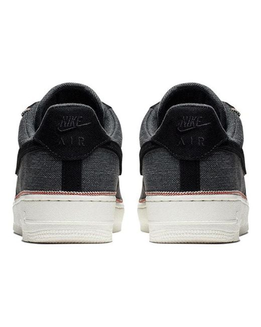 Nike Black X 3X1 Air Force 1 Low Premium Denim' for men
