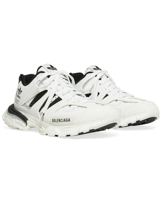 Adidas White Originals X Balenciaga Track Forum Low Top Sneaker