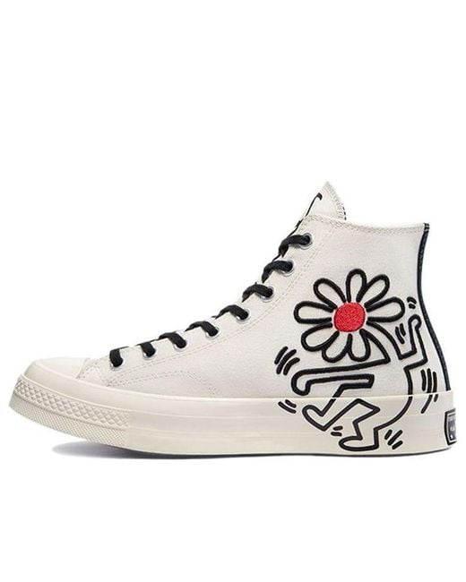 Converse White Keith Haring X Chuck Taylor All-Star 70 High Tops Egret 'Egret' for men