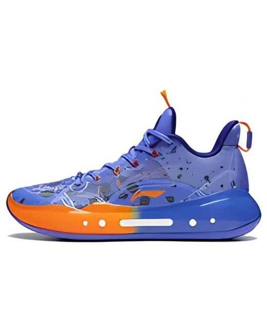 Li-ning Blue Yushuai 14 Low 'Poison Dart Frog' for men
