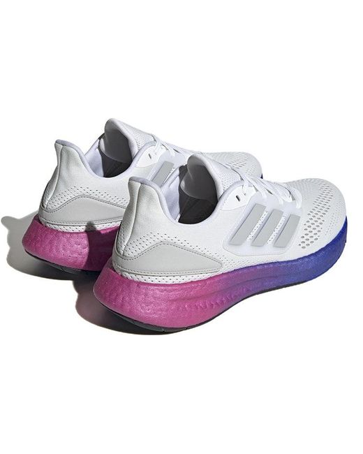 Adidas Purple Pureboost 22 Lucid Gradient' for men