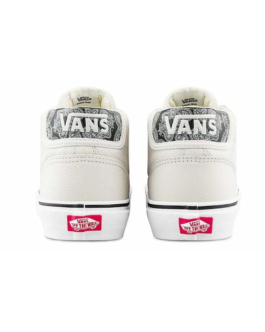 Vans White Mid Skool 37 'Sport Paisley for men
