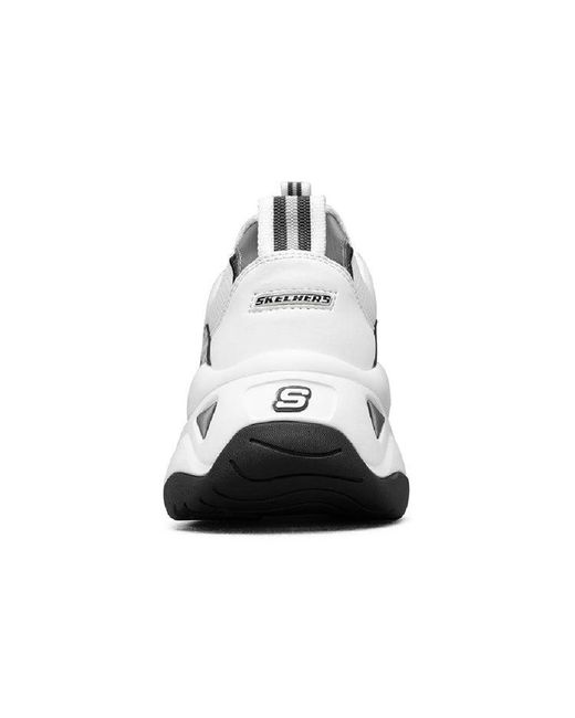 Skechers White (Wmns) D Lites 3.0-Endless Chic Shoes