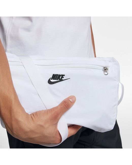 Nike White Swoosh Half-zip Jacket for men