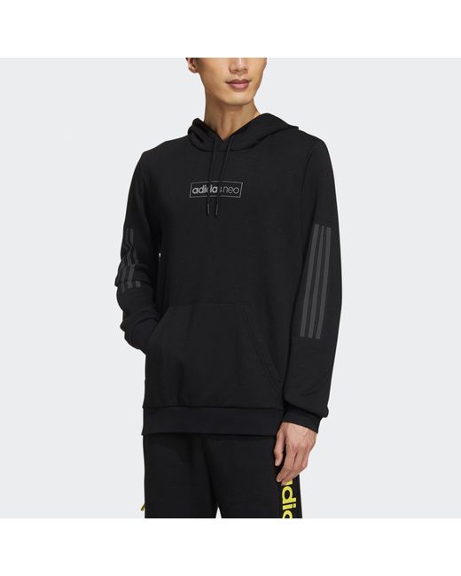 Adidas Blue Neo Fav Dec Hd Casual Sports Pullover for men