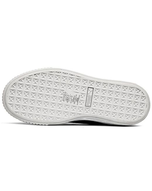 PUMA Black (Wmns) Suede Platform Bling