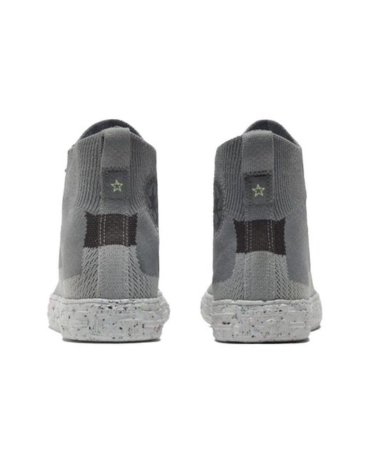 Converse Gray Chuck Taylor All Star Crater Knit High 'Limestone' for men