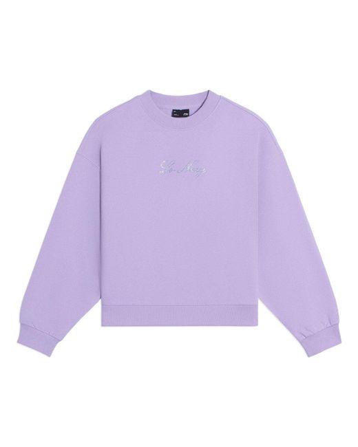 Li-ning Purple Lifestyle Classic Pullover