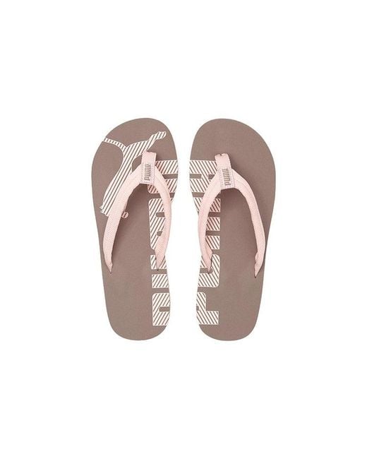 PUMA Pink Epic Flip V2 Sandal 'Quail Chalk' for men