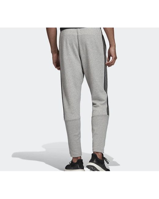 Adidas Gray Stripe Training Sports Long Pants for men