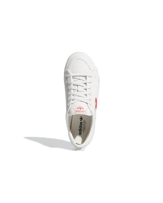 Adidas White (Wmns) Nizza Trefoil