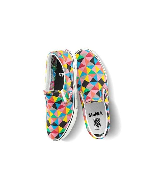 Vans Blue Moma X Classic Slip-On 'Faith Ringgold's Seven Passages To A Flight' for men