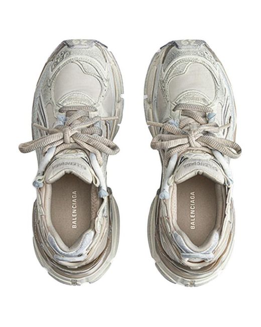 Balenciaga Gray (Wmns) Runner Sneakers Nylon Suede-Like Fabric'